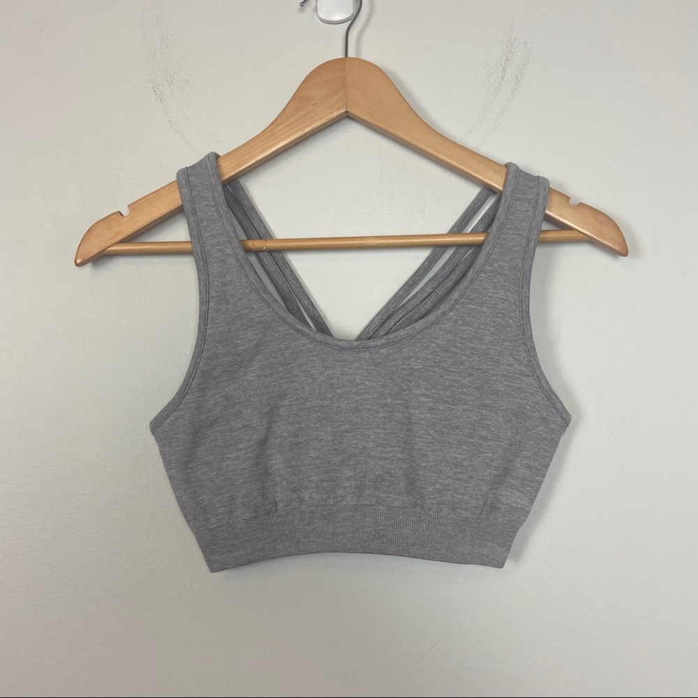 Yogalicious Grey Sports Bra Large